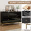Commode décorative 6 tiroirs Bailes Iron-688077248