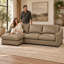 Ramba Classic LAF Elegant 100% Top Grain Leather Chaise, Made to Order-1853936103