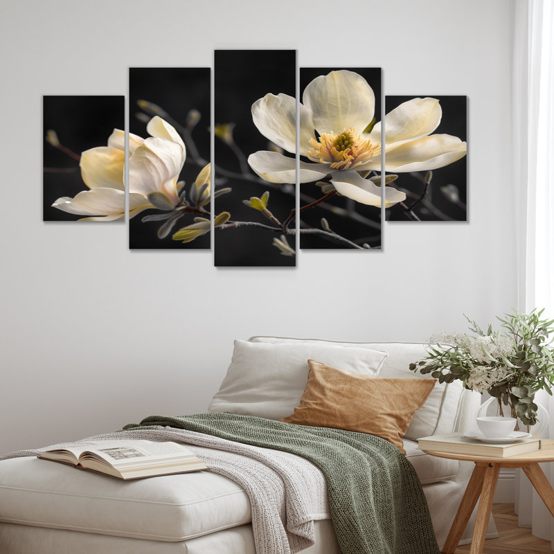 «Rodriguez - Magnolias», ensemble d'art sur toile