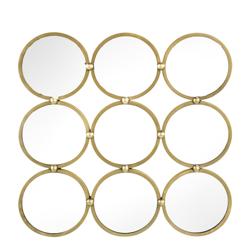 Miroir décoratif captivant de 27,2 po pour chambre, salon et vestibule