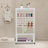 16-crossbar Ribbon Rack Metal Large Capacity Double-sided Scarf Ribbon Stand With Wheels-733390598
