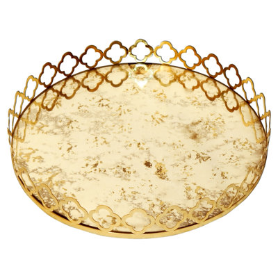 Quatrefoil Coffee Table Tray