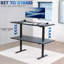 Structure de bureau électrique à moteur simple-49297876