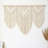 Large Macrame Wall Hanging (Beige-Triangle)