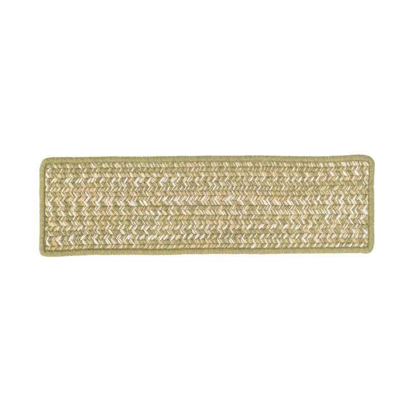 Tapis d'escalier en laine Abdrew Monterey, Vert