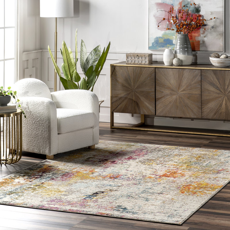 Abstract Area Rug, Rectangle 366 x 457cm