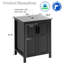 Meuble-lavabo simple 24 po avec lavabo vasque et robinet-2080727018
