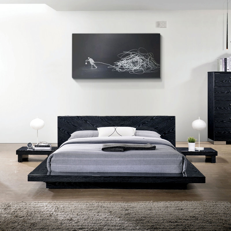 Ensemble de chambre configurable avec lit à panneaux Alayah