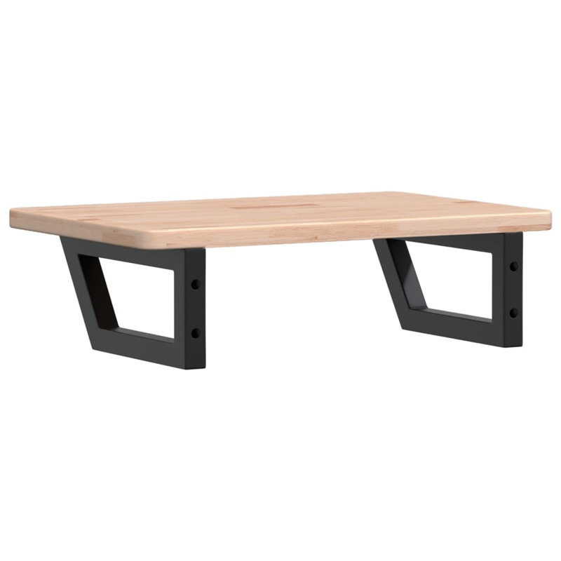 Bracket Shelf, 2.5cm H x 60cm W x 40cm D, Brown/Black