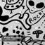 Rideau de douche Doodle-1779638878
