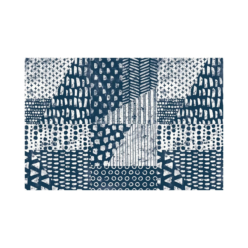 Mark Making Tile VI by Moira Hershey - Wrapped Canvas Print, 20.32 cm H x 30.48 cm W