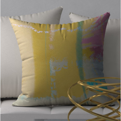 Abstract Throw Pillow