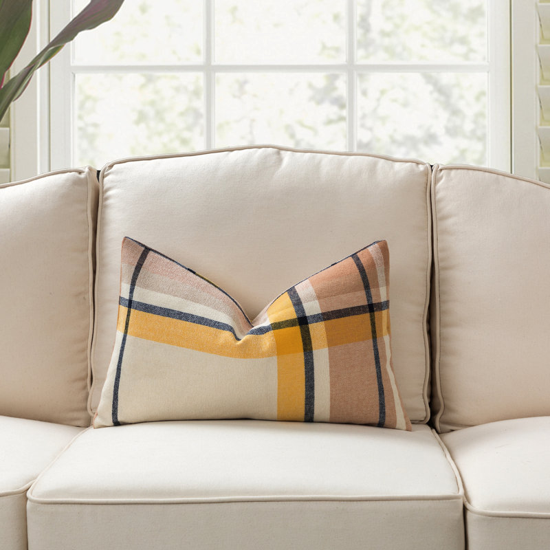 Manhattan Checkered Throw Pillow, Polyester/Polyfill