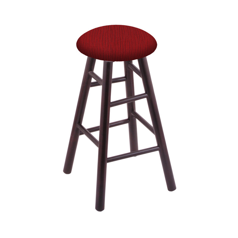 Tabouret de bar 24 po pivotante, Érable cerisier foncé, Rubis graphique, Tabouret de comptoir (siège d'une hauteur de 24 p