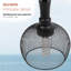 Luminaire suspendu d'extérieur 10 po