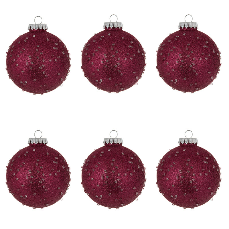 Ornement boule de glace, Rouge