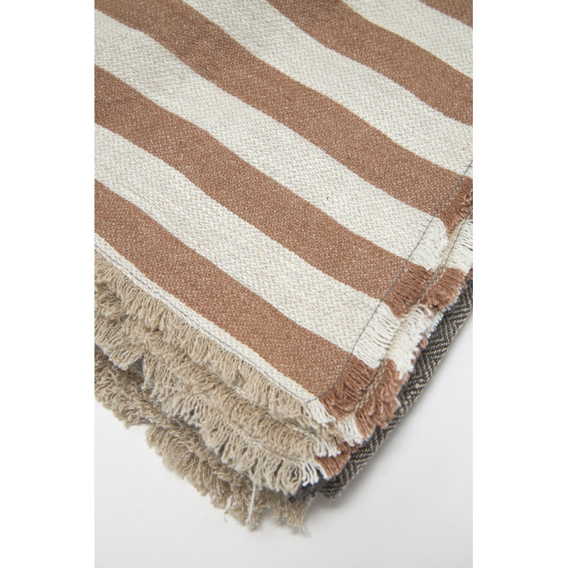 Benny Handwoven Linen Oversized Throw