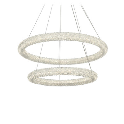 Lustre gradué à 2 lumières DEL Bridgeton