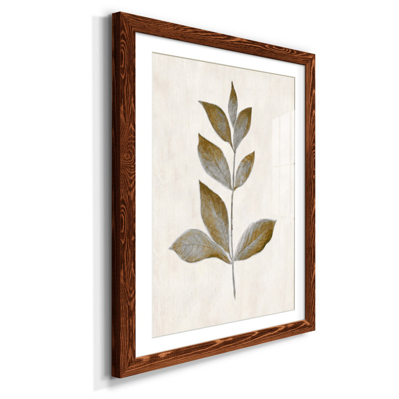 Bronze Leaf I - cadre photo, reproduction d'art sur papier, H 31,5 po x l 23,5 po x P 1,5 po, Érable