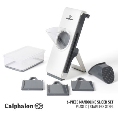 Calphalon Aero Mandoline 6 in 1 Slicer, Manual Vegetable Chopper