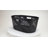  40L Laundry Basket, Clothes Hamper, Ventilated, Plastic, 23"L x 14.5"W x 10.5"H, 2 Pack-73409541