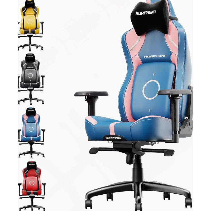 Fauteuil de jeu, Bleu / bleu / rose