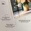 «Desert Bloom Shadowbox Print», art floral rétro par Art Remedy, cadre blond, 36 x 45-978966205-978966201