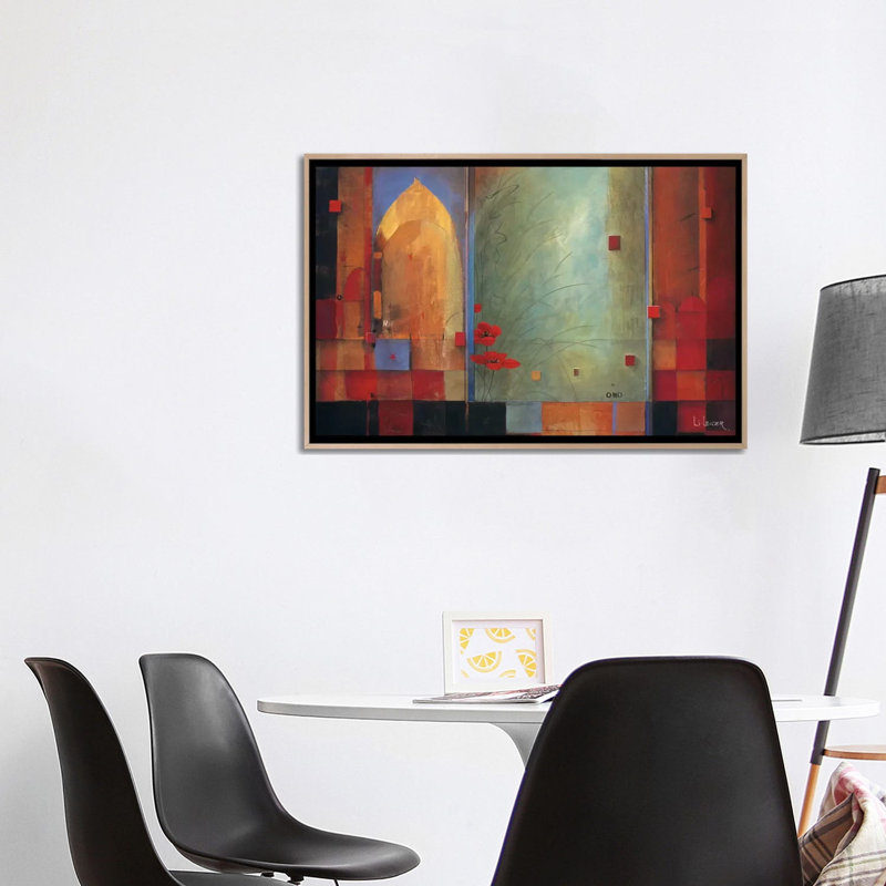'Passage to India' by Don Li-Leger - Graphic Art Print on Canvas, Oak, 45.72 cm H x 66.04 cm W x 4.445 cm D