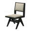 Mobilier de salle à manger avec chaises d'appoint noires et gris
