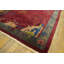 Grand tapis antique chinois à motif floral noué à la main Art Deco