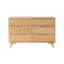 Yarber 6 Drawer Solid Wood Double Dresser-2102164862