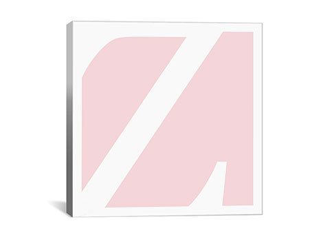 « the type »-impression sans cadre sur toile, H 26 po x l 26 po x P 1,5 po, Z