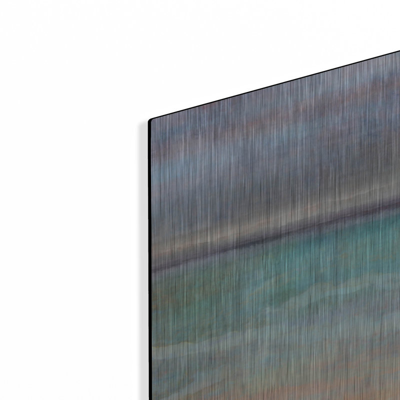 Beachcrest Home ™ «Rain Shower» par Cora Niele, art mural en métal, H 12 po x l 16 po