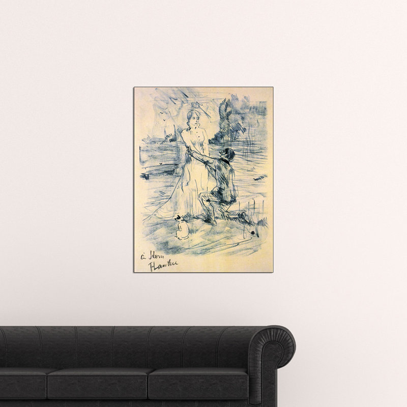 Henri De Toulouse-Lautrec - Wrapped Canvas Print, 80cm H x 60cm W x 1.8cm D