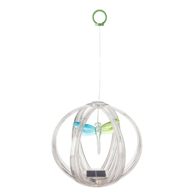 Luminaire suspendu d'extérieur à énergie solaire 9,37 po