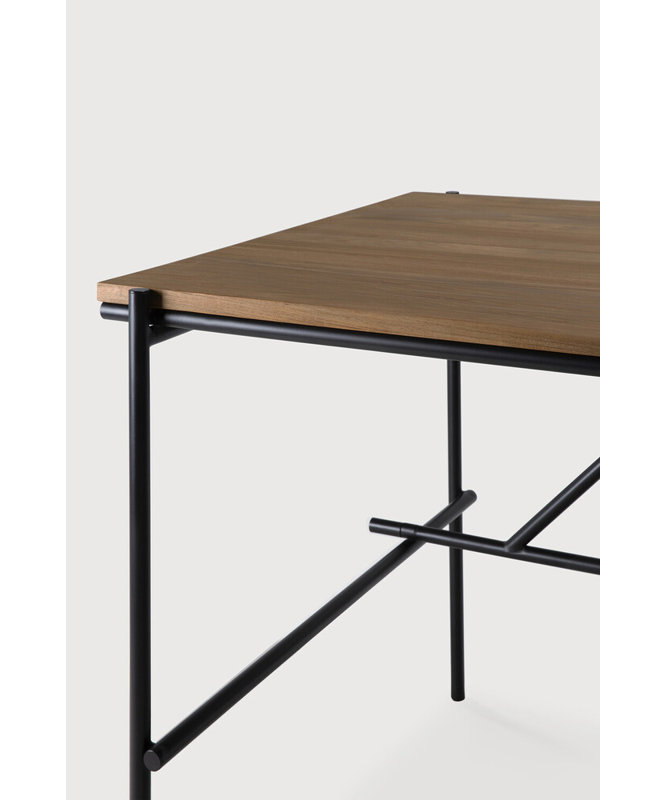 Oscar Solid Wood Writing Desk, 30" H x 55.5" W x 28" D