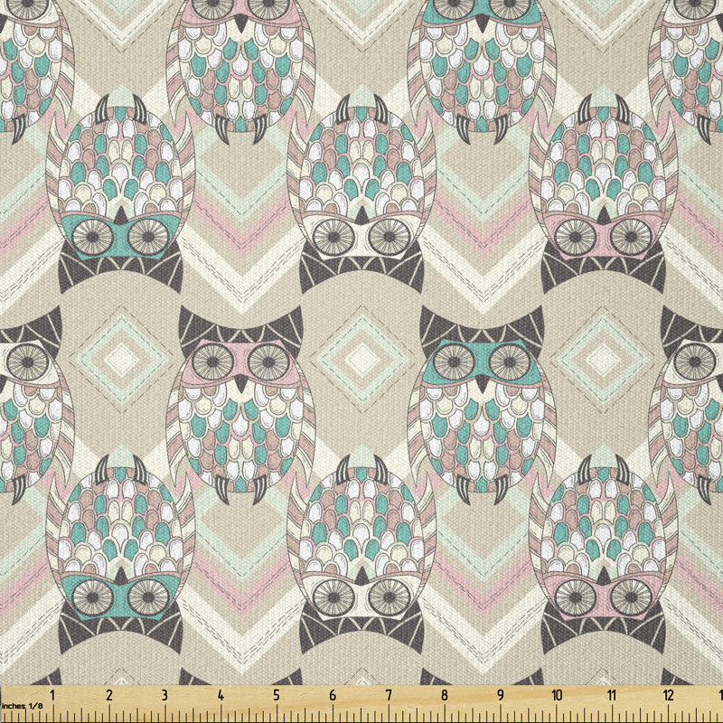 Deriyah Ornaments Horizontal Zigzag Lines Multi-Purpose Fabric