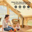 Tente de camping gonflable avec pompe