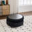 Upholstered  Swivel Barrel Armchair With Ottoman-48643585