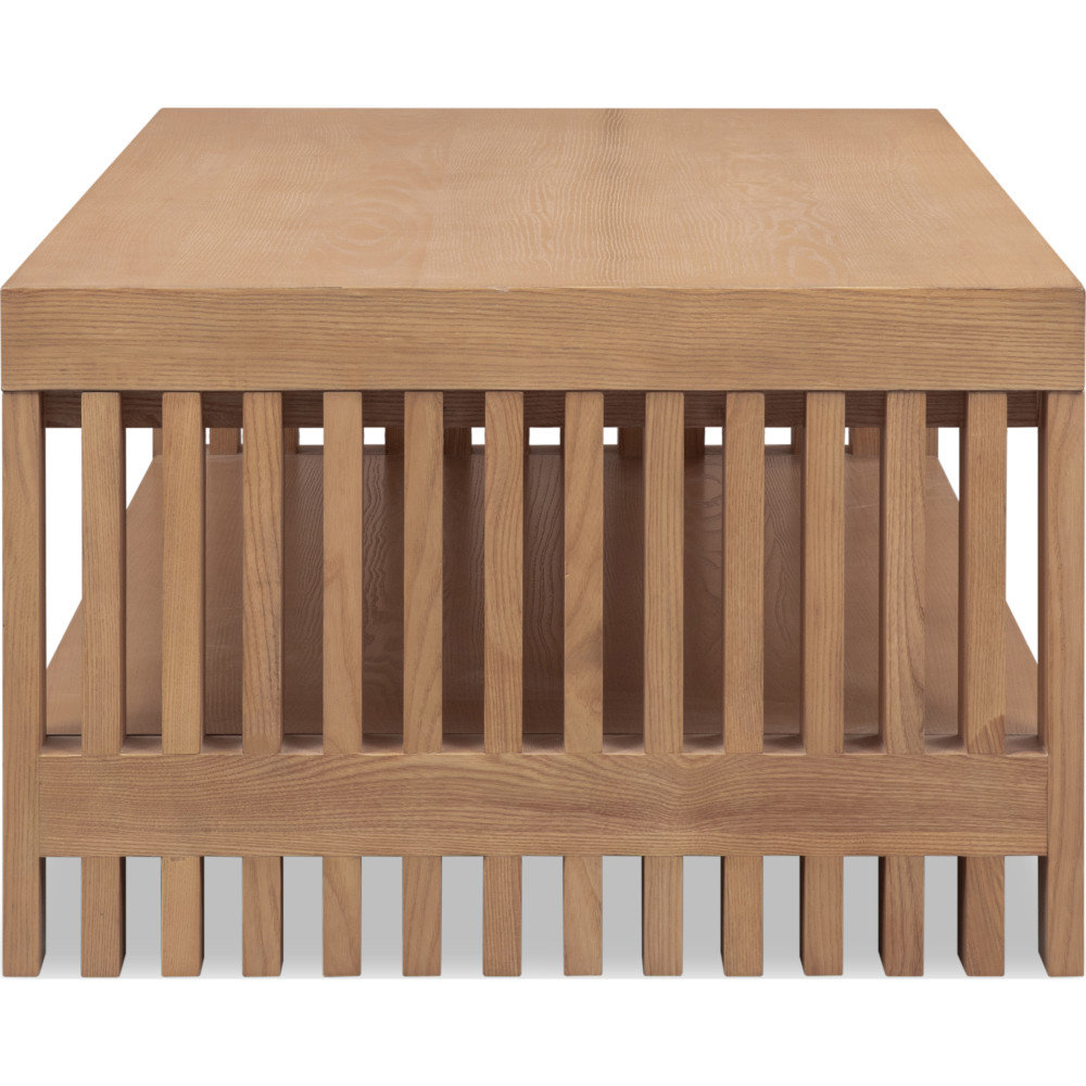 Finnian Coffee Table, Natural Wood