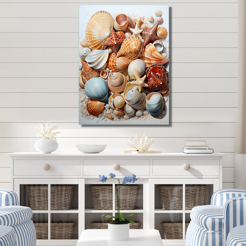 Décoration de plage plage photo coquillage beauté III - animaux en métal, H 20 po x l 12 po x P 1 po