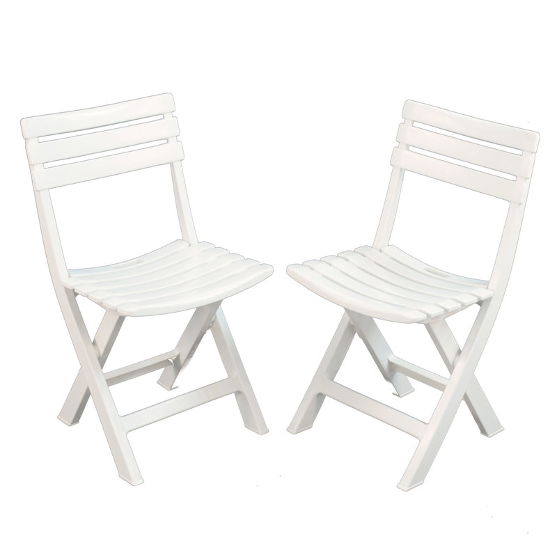 Brescia Folding Chair Lime PACK Of 2, White