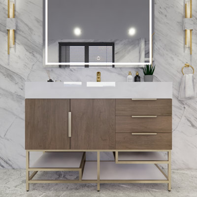 Ensemble de meuble-lavabo simple 47 po Glasgow