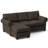 Charlotte 86" Wide Reversible Sleeper Sofa & Chaise with Ottoman-1164543540-1107477172