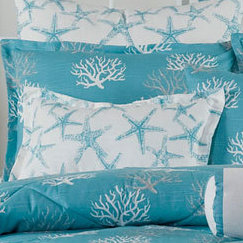 Captiva Cotton Reversible Throw Pillow