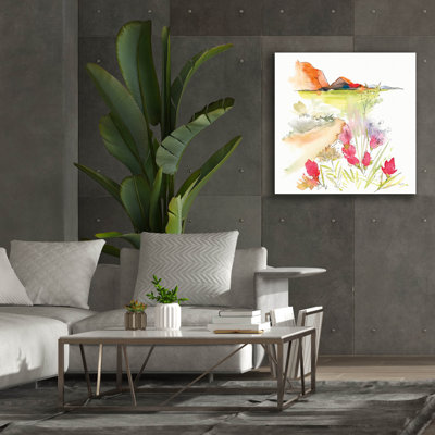 "Epic Graffiti" Desert Blooming "par Kristy riz, art mural sur toile