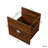 Home Office Computer Desk With Hutch, Antiqued White Finish