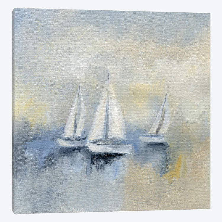 «Morning Sail» par Silvia Vassileva - Estampe numérique sur toile tendue avec châssis, H 12 po x l 12 po x P 0,75 po