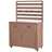 64.9" H Large Patio Kitchen Island Solid Wood Kitchen Cart-129887514