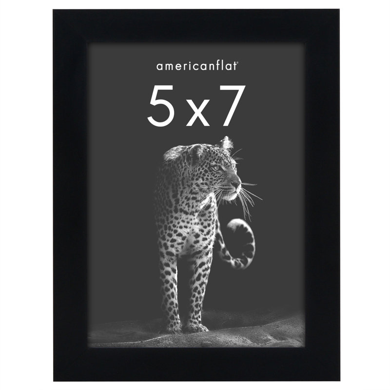 Cadre photo Americanflat, Noir, L 6,1 po x H 8,07 po